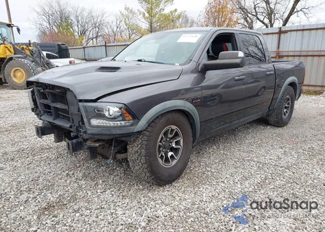 2016 Ram 1500 Rebel from USA, damaged, VIN 1C6RR7YT6GS320630